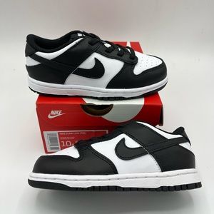Nike Dunk Low Panda 
Size 10c Toddler 
Brand New 
Black/White
Original Box